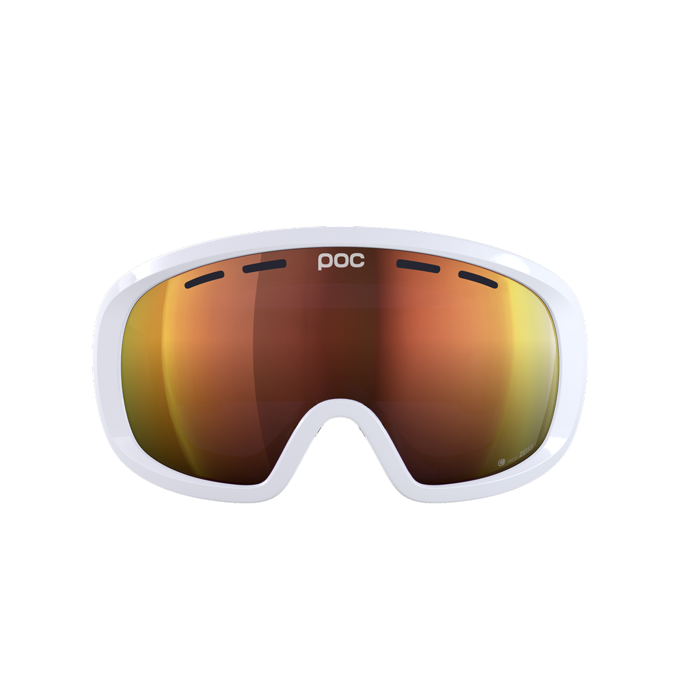 Goggles POC Fovea Mid Clarity Hydrogen White/Spektris Orange - 2022/23