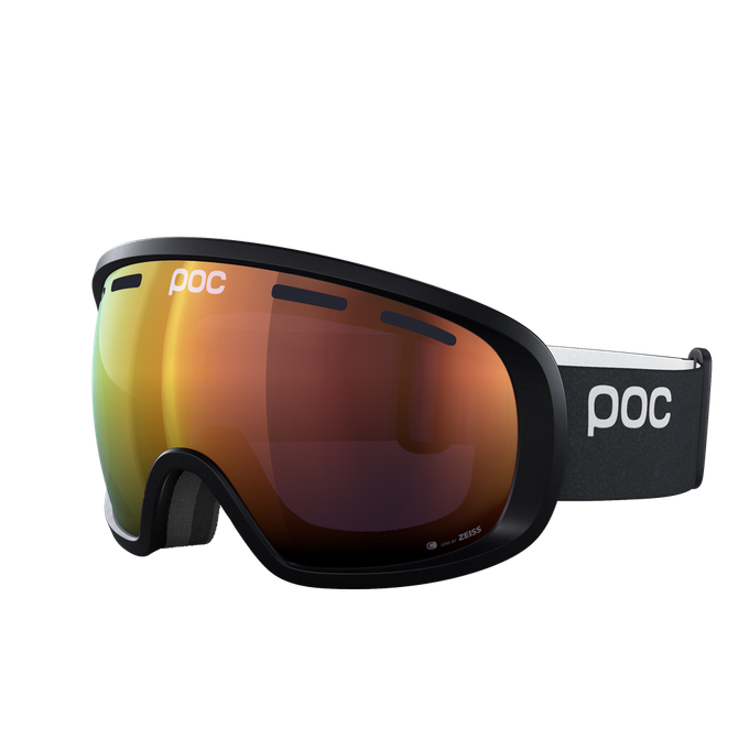 Goggles POC Fovea Uranium Black/Partly Sunny Orange - 2024/25