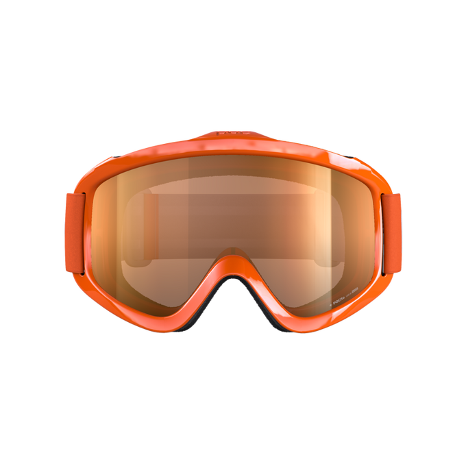 Goggles POC POCito Iris Fluorescent Orange/Partly Sunny Light Orange - 2024/25