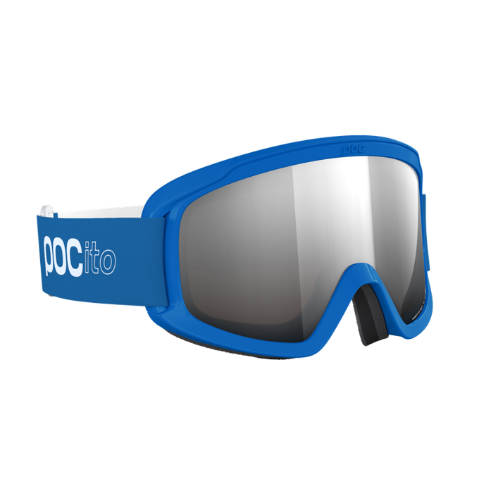 Goggles POC POCito Opsin Fluorescent Blue/Partly Sunny Silver - 2024/25