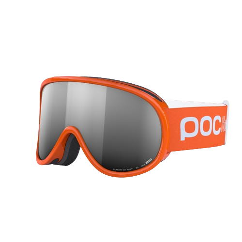 Goggles POC Pocito Retina Fluorescent Orange/Partly Sunny Silver - 2024/25