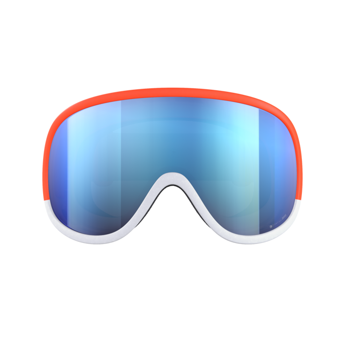 Goggles POC Retina Big Clarity Comp Fluorescent Orange/Hydrogen White/Spektris Blue - 2022/23