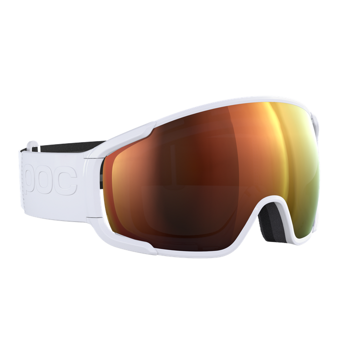 Goggles POC Zonula Hydrogen White/Partly Sunny Orange - 2024/25