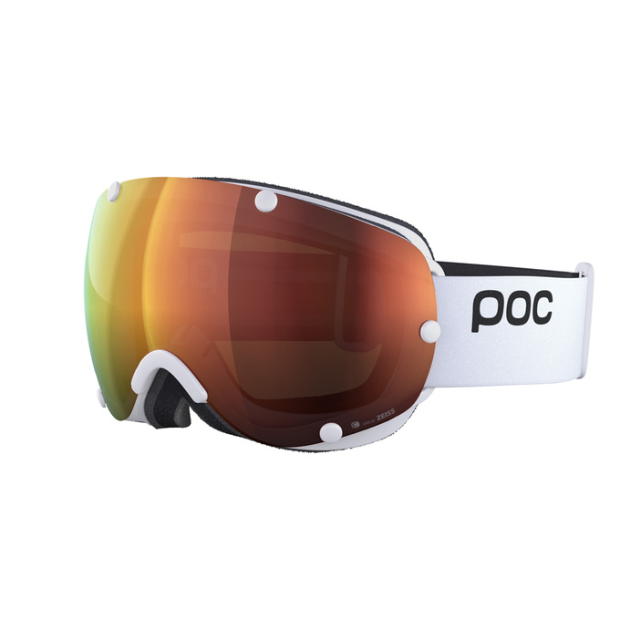 Googles POC Lobes Clarity Hydrogen White/Spektris Orange - 2022/23