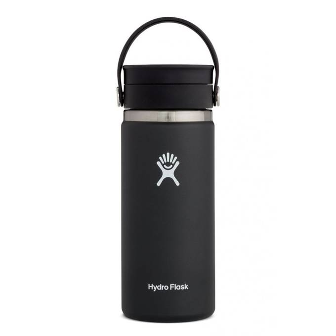 HYDRO FLASK 16 Oz Wide Mouth Flex Sip Lid Black