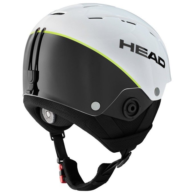 Helmet HEAD Team SL White/Black + Chinguard - 2022/23