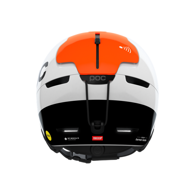 Helmet POC Obex Connect Hydrogen White/Fluorescent Orange AVIP - 2024/25