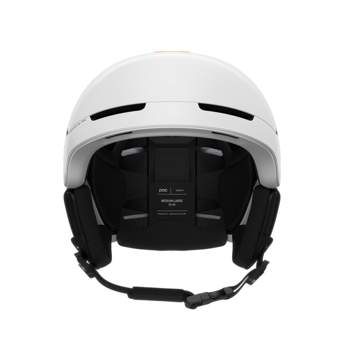 Helmet POC Obex Connect Hydrogen White/Fluorescent Orange AVIP - 2024/25