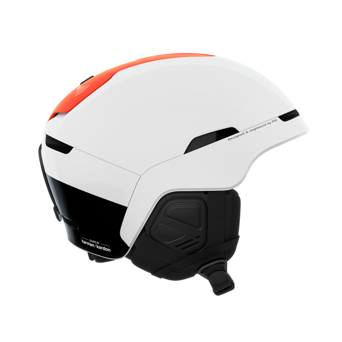 Helmet POC Obex Connect Hydrogen White/Fluorescent Orange AVIP - 2024/25