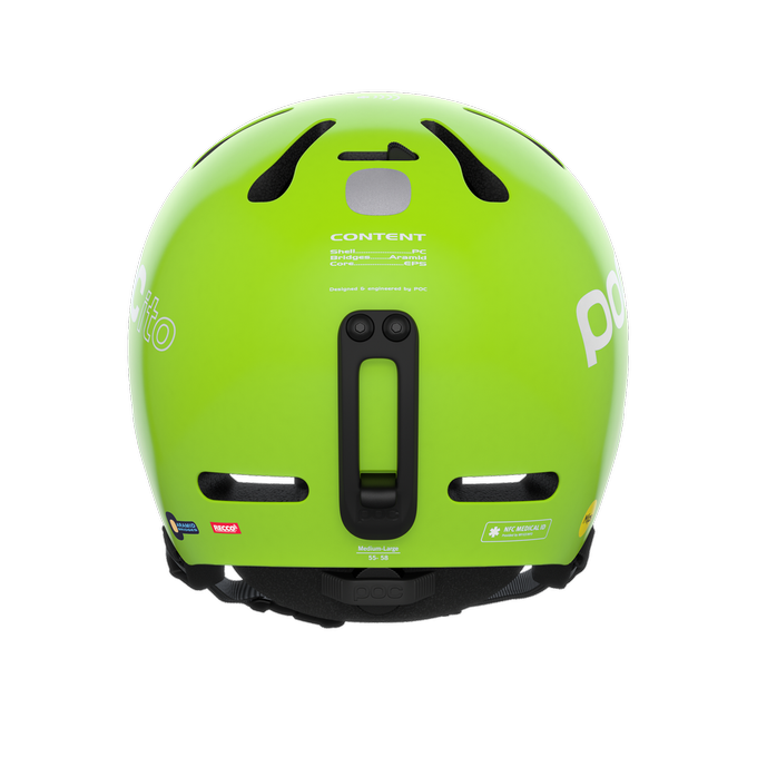 Helmet POC Pocito Fornix Mips Fluorescent Yellow/Green - 2024/25