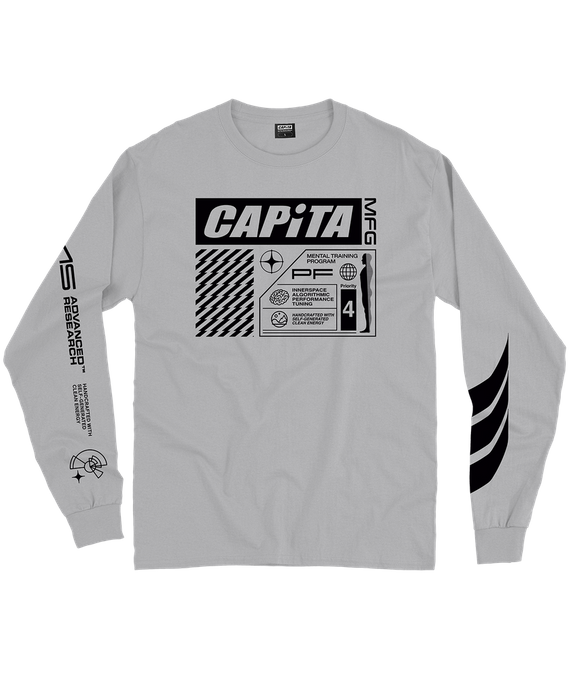 Long Sleeve Shirt Capita Mental Long Sleeve Tee Light Grey - 2024/25