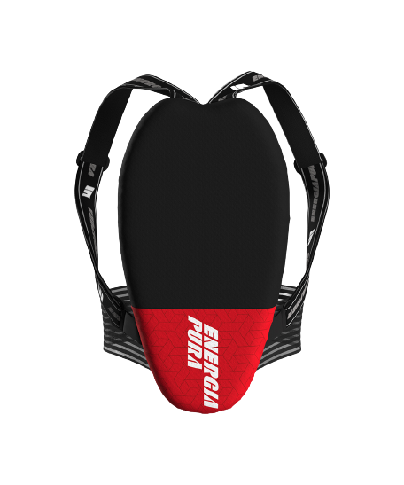 Protector ENERGIAPURA Long Back Protector Adj Polygonal Junior Red/Black - 2023/24