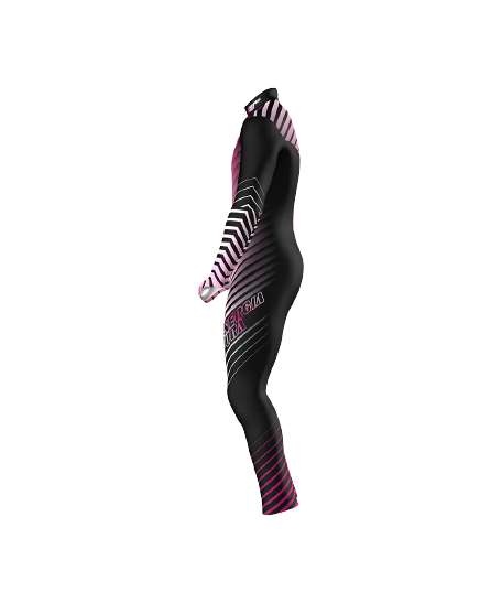 Race Suit ENERGIAPURA Active Black/Fuxia (insulated,unpadded) - 2023/24