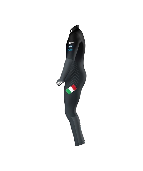 Race Suit Energiapura Master Black (non insulated, padded) - 2024/25