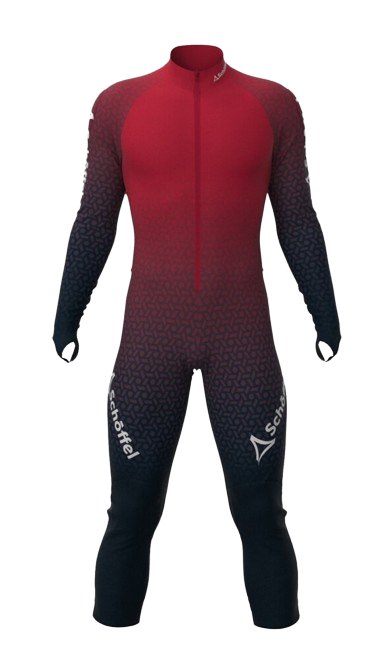 Race suit Schoffel Team Racesuit Unisex Chinese Red - 2024/25