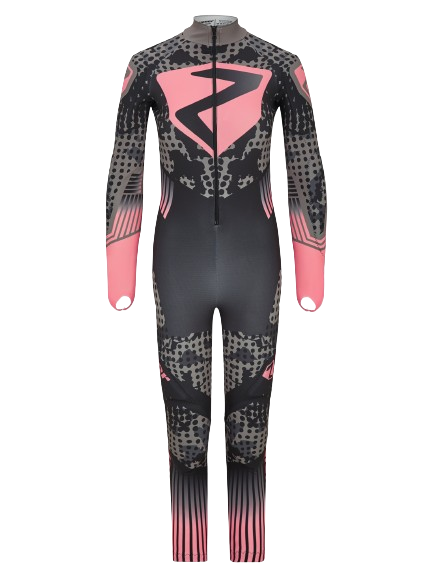 Racesuit Ziener RCE Racesuit Black Foggy Print Pink Vanilla - 2024/25