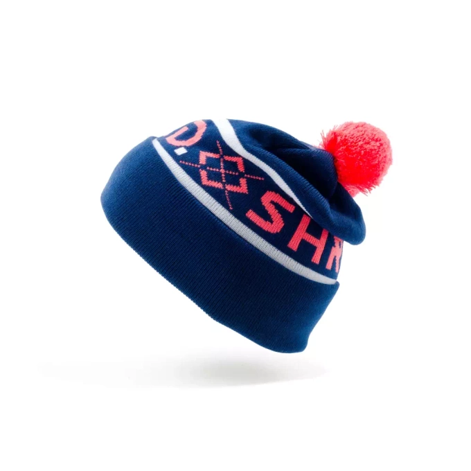 SHRED WOODSIDE BEANIE NAVY/RUST - 2022/23