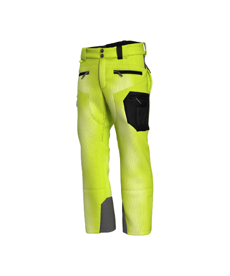 Ski Pants ENERGIAPURA Velvet Grong Printed Acid Green - 2023/24