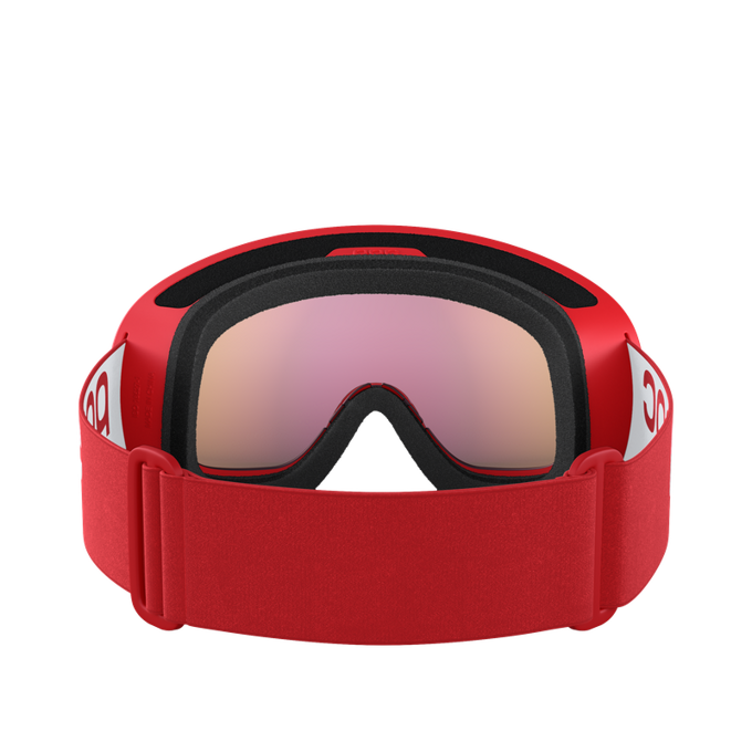 Ski goggles POC Fovea Mid Prismane Red/Partly Sunny Orange - 2024/25