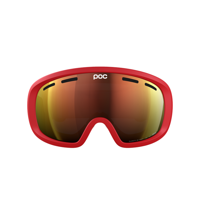 Ski goggles POC Fovea Mid Prismane Red/Partly Sunny Orange - 2024/25