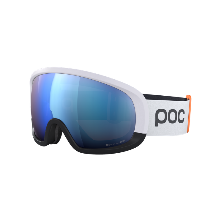 Ski goggles POC Fovea Mid Race Hydrogen White/Uranium Black/Partly Sunny Blue - 2023/24