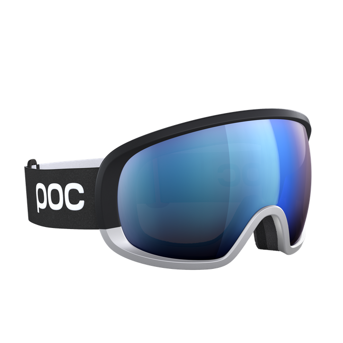 Ski goggles POC Fovea Mid Race Uranium Black/Argentite Silver/Partly Sunny Blue - 2023/24