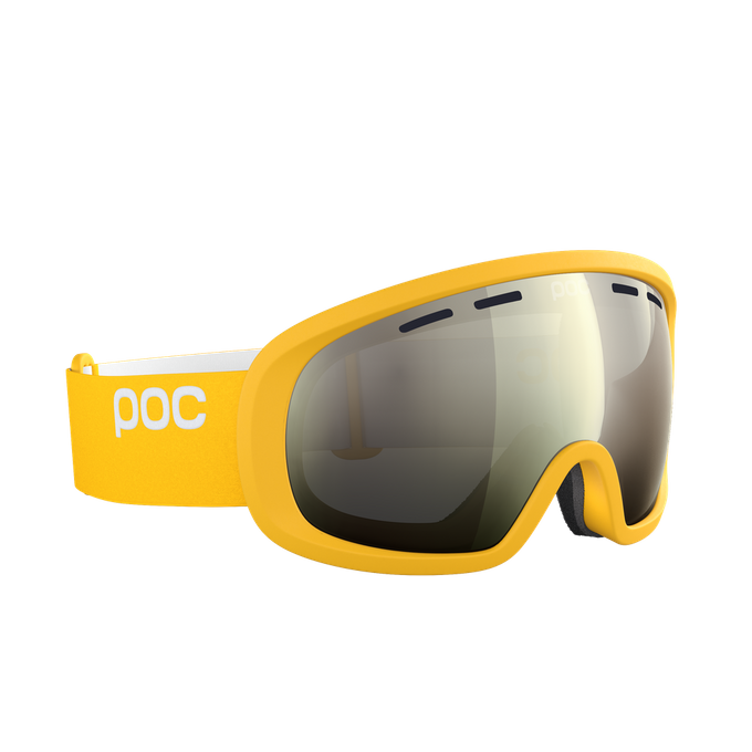 Ski goggles POC Fovea Mid Sulphite Yellow/Partly Sunny Ivory - 2023/24