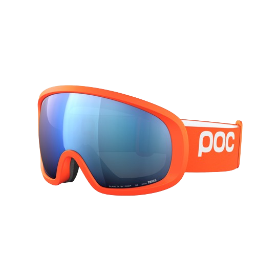 Ski goggles POC Fovea Mid Zink Orange/Partly Sunny Blue - 2024/25