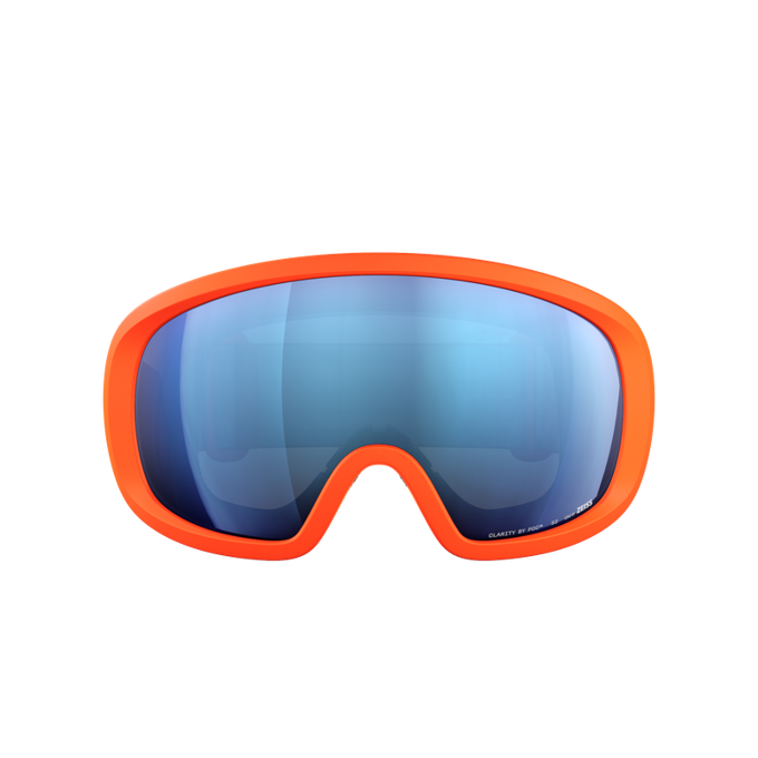 Ski goggles POC Fovea Mid Zink Orange/Partly Sunny Blue - 2024/25