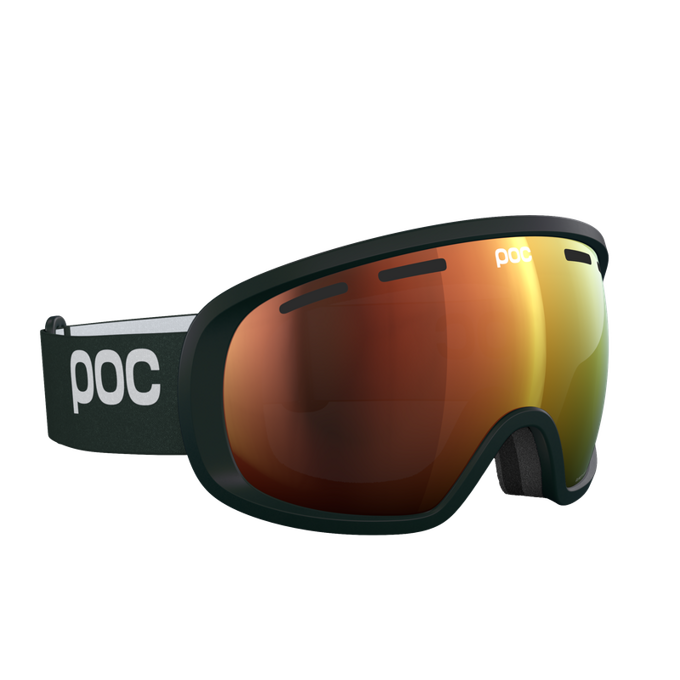 Ski goggles POC Fovea Pargasite Green/Partly Sunny Orange - 2024/25