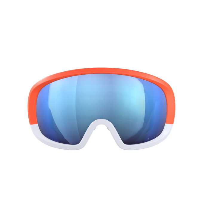 Ski goggles POC Fovea Race Zink Orange/Hydrogen White/Partly Sunny Blue - 2023/24