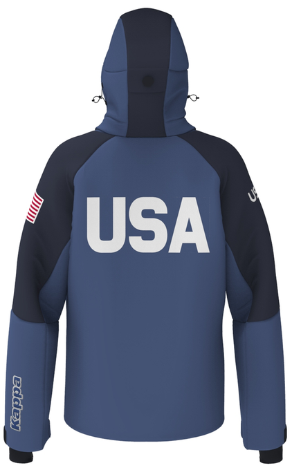 Ski jacket KAPPA 6CENTO 611P US Blue Fiord/Blue Dk Navy/Black - 2022/23