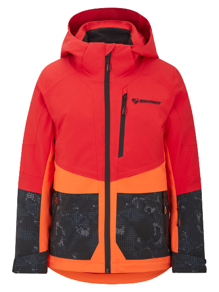 Ski jacket Ziener Trivor Man Padded Red Orange Pop - 2024/25