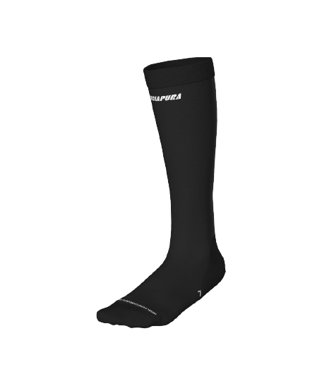 Ski socks Energiapura HP Silk Socks Anthracite/Black - 2024/25