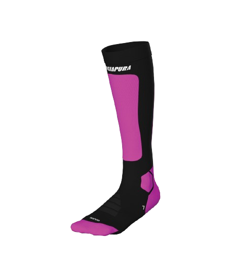 Ski socks Energiapura Heat Merino Socks FluoTurquise/Black - 2024/25