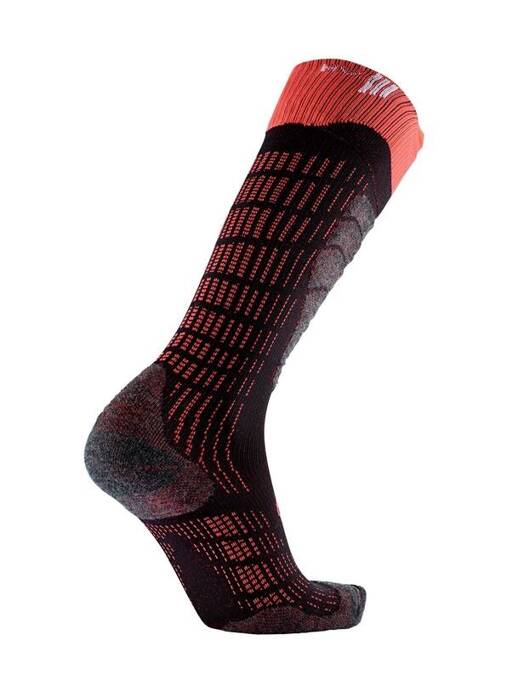 Ski socks Sidas Ski Comfort Black/Orange - 2024/25