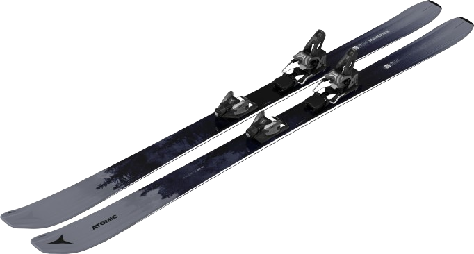 Skis Atomic Maverick 88 TI + Strive 14 GW Black/Gunmetal - 2024/25