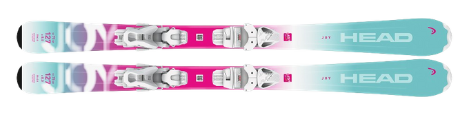 Skis HEAD Joy Easy Jrs + Jrs 4.5 GW CA Solid White/White Brake [I] 80 mm - 2024/25