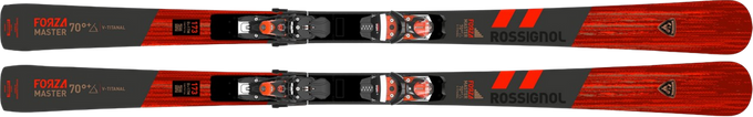 Skis Rossignol Forza 70° V-Ti Master R22 + SPX 12 Race Metrix Black Hot Red - 2024/25