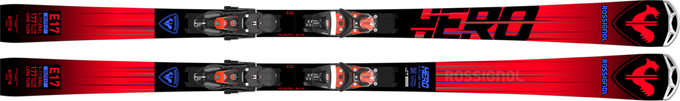 Skis Rossignol Hero Elite LT TI + Spx 14 Konect GW B80 Black Hot Red - 2023/24