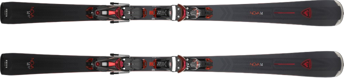 Skis Rossignol Nova 14 TI + Nx 12 Konect GW B80 Metalic Red - 2024/25