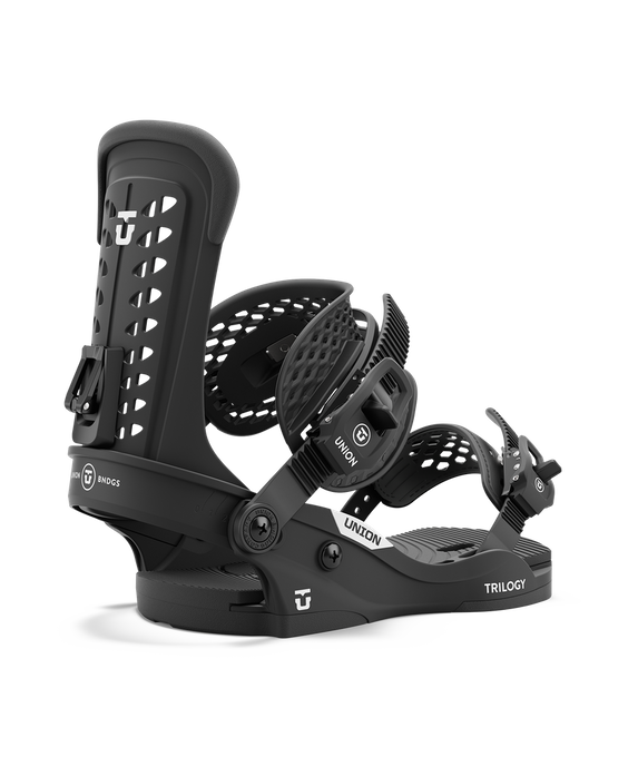 Snowboard Bindings Union Trilogy Classic Black - 2024/25