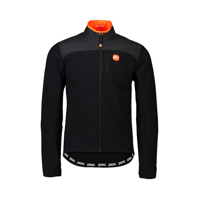 Softshell POC Race Jacket Uranium Black - 2024/25