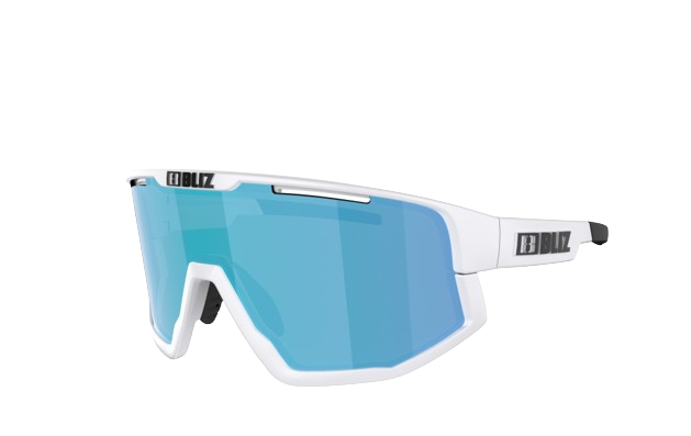 Sunglasses BLIZ Fusion Matt White/Brown Blue