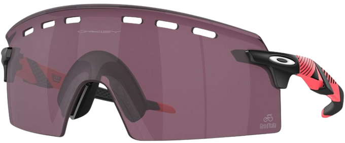 Sunglasses OAKLEY Encoder Strike Vented Giro d'Italia Collection Prizm Road Black Lenses / Giro Pink Stripes Frame