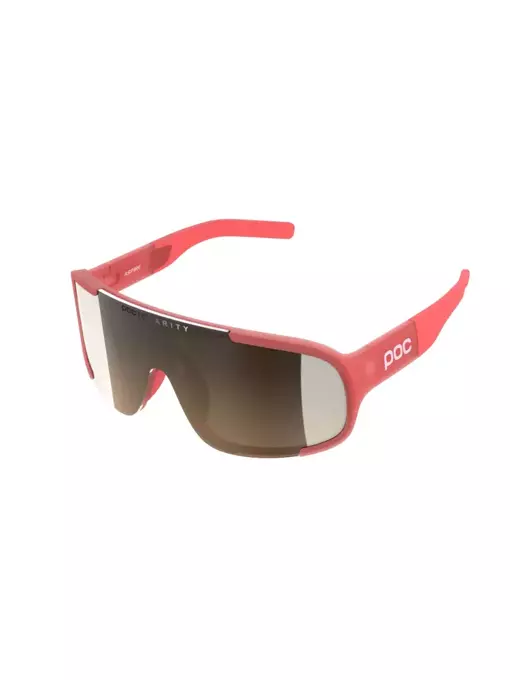 Sunglasses  POC Aspire Performance Ammolite Coral Translucent - Brown/Silver Mirror - 2023/24