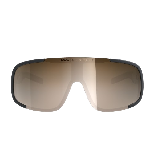 Sunglasses POC Aspire Wide Fit Uranium Black Lenses/Clarity Trail Partly Sunny Silver Lenses 
