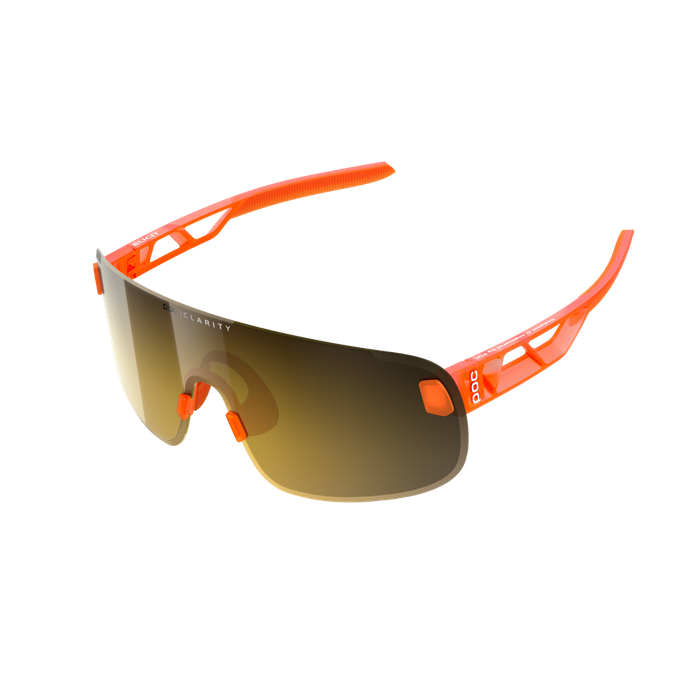 Sunglasses POC Elicit Fluo. Orange Translucent/Clarity Road/Partly Sunny Gold