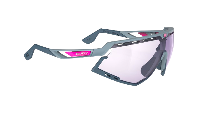 Sunglasses Rudy Project DEFENDER GLACIER MATTE / BUMPERS AVIO - Impactx™ Photochromic 2 Laser Purple