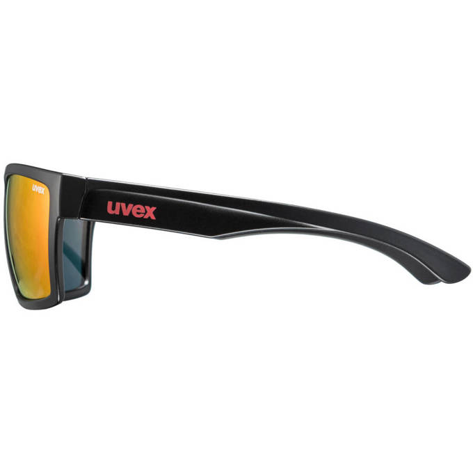 Sunglasses Uvex Lgl 29 Black Mat/Mirror Red - 2023